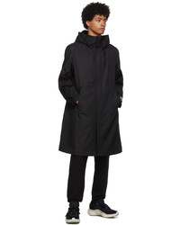 Y-3 Black Ch1 Hooded Coat