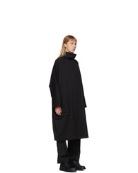 Yohji Yamamoto Black Cotton Coat