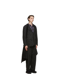 Engineered Garments Black Double Cloth Mg Coat