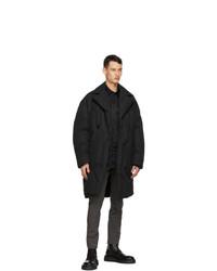 Cornerstone Black Down Quilted Coat
