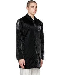 Rains Black Drifter Mac Coat
