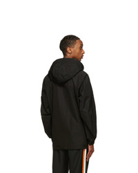 Burberry Black Ealing Hooded Jacket