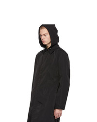 1017 Alyx 9Sm Black Econyl Hooded Blazer Coat