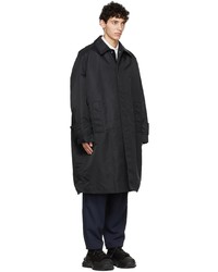 Wooyoungmi Black Insulated Nylon Coat