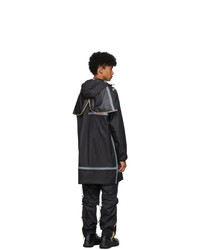 Afterhomework Black K Way Edition Eiffel Multi Pocket Raincoat