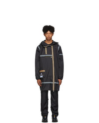 Afterhomework Black K Way Edition Eiffel Multi Pocket Raincoat