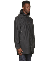 Stutterheim Black Lightweight Stockholm Raincoat