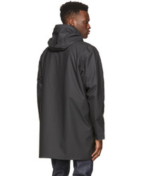 Stutterheim Black Lightweight Stockholm Raincoat