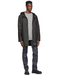 Stutterheim Black Lightweight Stockholm Raincoat