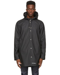 Stutterheim Black Lightweight Stockholm Raincoat