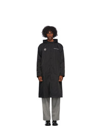 Undercover Black Long Rain Coat