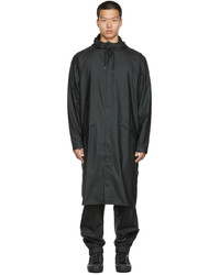 Rains Black Longer Rain Coat