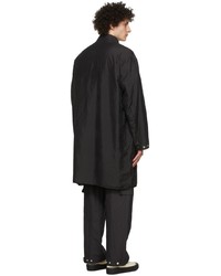 Jil Sander Black Nylon Coat