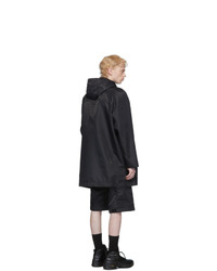 1017 Alyx 9Sm Black Oversized Pullover Coat