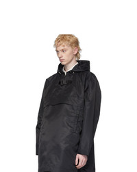 1017 Alyx 9Sm Black Oversized Pullover Coat