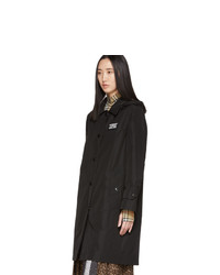 Burberry Black Oxclose Pimlico Hooded Coat