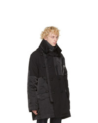 Sacai Black Oxford Coat