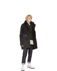 Sacai Black Oxford Coat