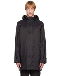 Rains Black Padded Coat