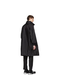 Prada Black Piuma Coat