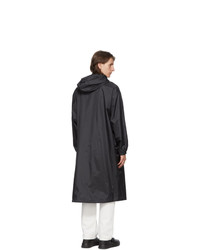 Acne Studios Black Plaque Rain Coat