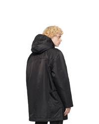 1017 Alyx 9Sm Black Pullover Oversized Coat