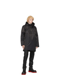 1017 Alyx 9Sm Black Pullover Oversized Coat