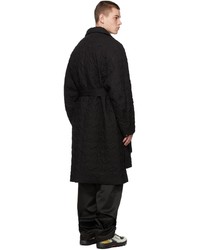 Ader Error Black Quilted Coat