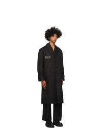 Both Black Second Layer Edition Single Breasted Technician Coat