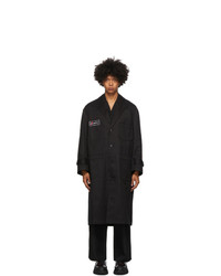 Both Black Second Layer Edition Single Breasted Technician Coat