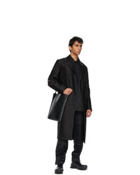 Jil Sander Black Tailored Coat