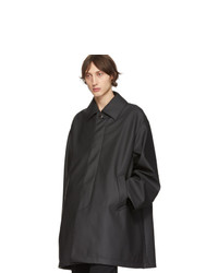 Fumito Ganryu Black Trapeze Coat