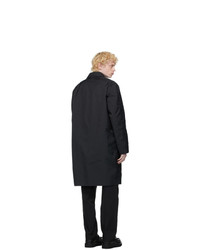 Valentino Black Vltn Tag Coat