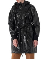 Sosken Greta Faux Patent Leather Raincoat