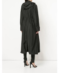 Versace Collection Long Drawstring Raincoat