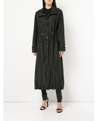 Versace Collection Long Drawstring Raincoat