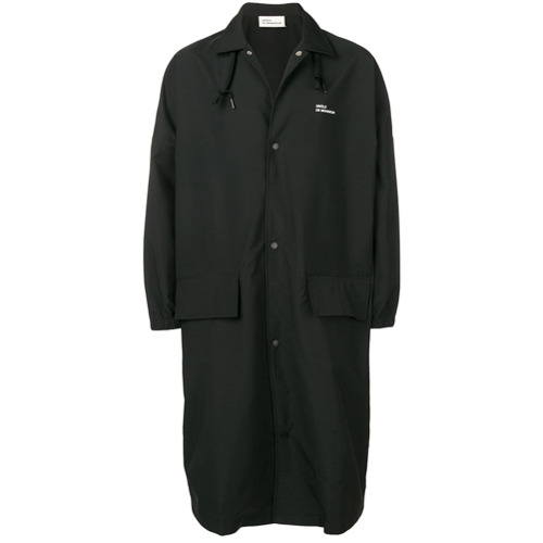 Drôle De Monsieur Nfpm Long Raincoat, $256 | farfetch.com | Lookastic