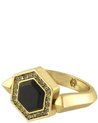 House Of Harlow 1960 Jewelry Hexes Flip Ring