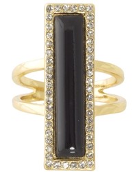 House Of Harlow 1960 Jewelry Illuminating Rectangle Ring