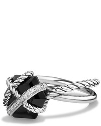 David Yurman Cable Wrap Ring With Diamonds