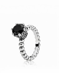 Pandora Design Pandora Ring Sterling Silver Black Spinel Secret Winds