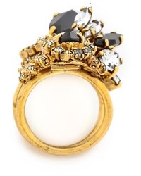 Erickson Beamon Rin Oversized Crystal Statet Ring