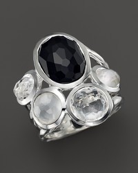 Ippolita Sterling Silver Wonderland 5 Stone Ring In Astaire