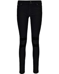Boohoo Evie Low Rise Ripped Knee Jeans