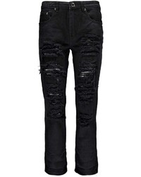 Boohoo Sara Relaxed Fit Ripped Boyfirend Jeans