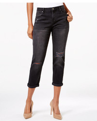 Earl Jeans Embroidered Ankle Skinny Jeans - Macy's