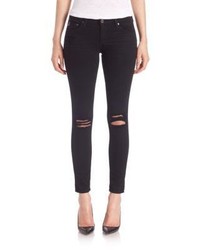 ag black ripped jeans