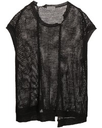 Yohji Yamamoto Open Knit Cotton T Shirt