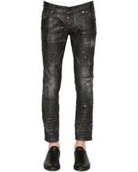 DSQUARED2 165cm Clet Coated Denim Jeans