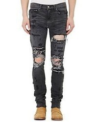 Amiri Shotgun Distressed Skinny Jeans